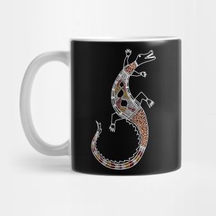 Aboriginal Art - Croc 2 Mug